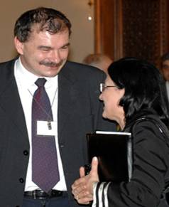 Mircea Miclea és Ecaterina Andronescu, a tanügyi törvény „szülei”