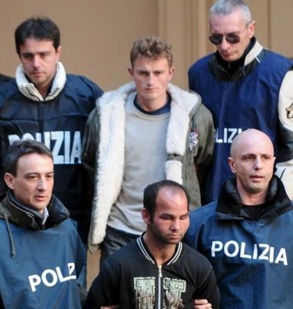 Poliţiştii italieni le-au mulţumit colegilor români împreună cu care au reuşit să-i prindă pe cei doi acuzaţi
